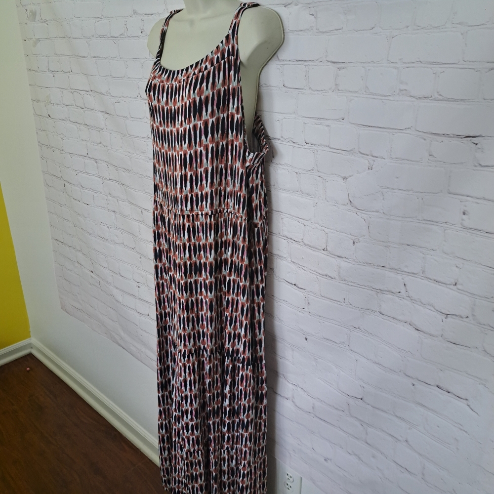 Lane Bryant Ultrasoft Comfy Tiered Dress Size 26/28 - Picture 3 of 13